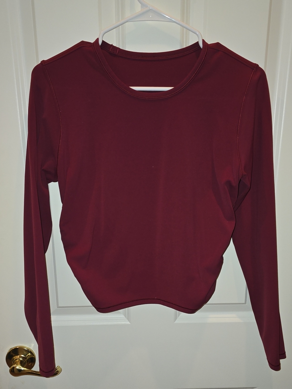 Lululemon Long Sleeve Crewneck Top - Deep Burgundy
